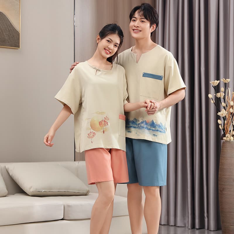 New Chinese Style Sauna Suit for Women, Moxibustion Suit, Men's Massage & Foot Bath Robe, Hotel Spa Therapy Uniform Wholesale