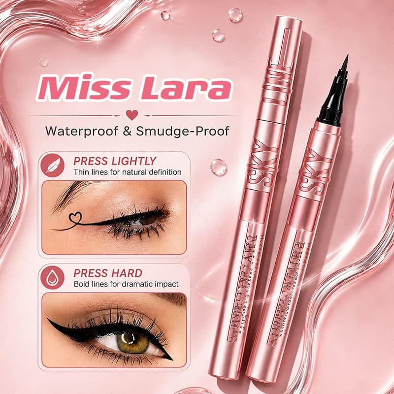Cross-border Misslara Eyeliner Pen Ultra-Fine Tip Waterproof Long-Lasting Smudge-Proof Quick-Dry Liquid Eyeliner
