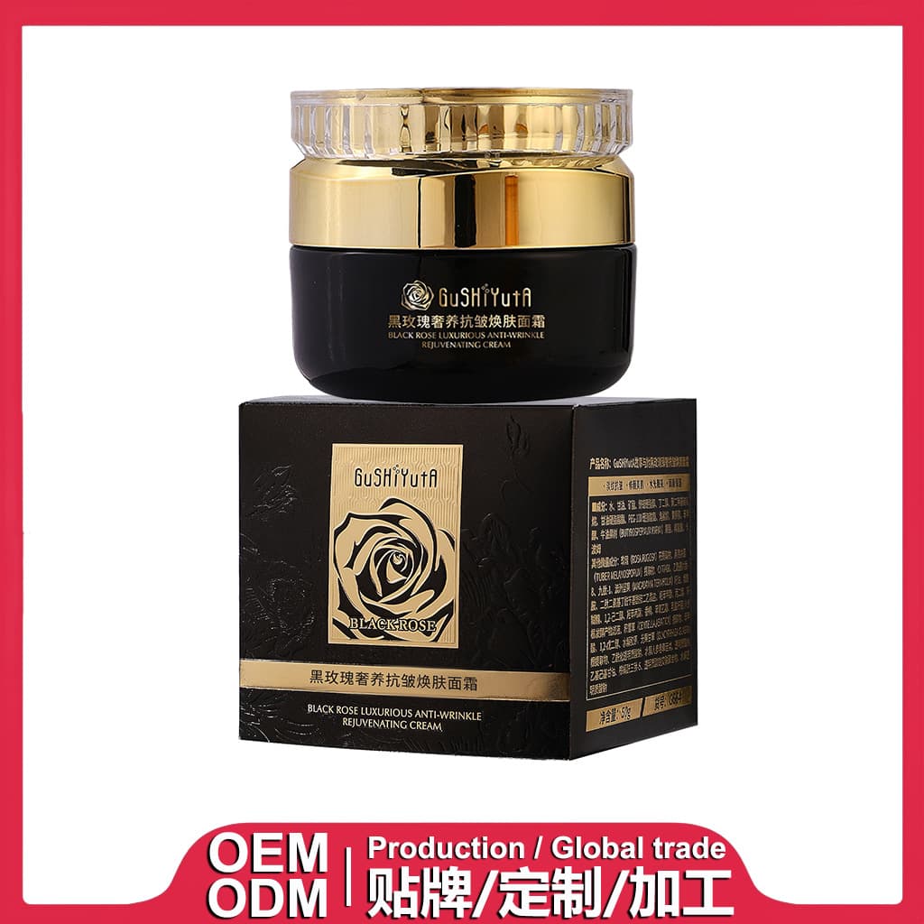 Story & Her Black Rose Luxury Anti-Wrinkle Renewal Face Cream Essence Cream, Customizable OEM/ODM Manufacturing Available