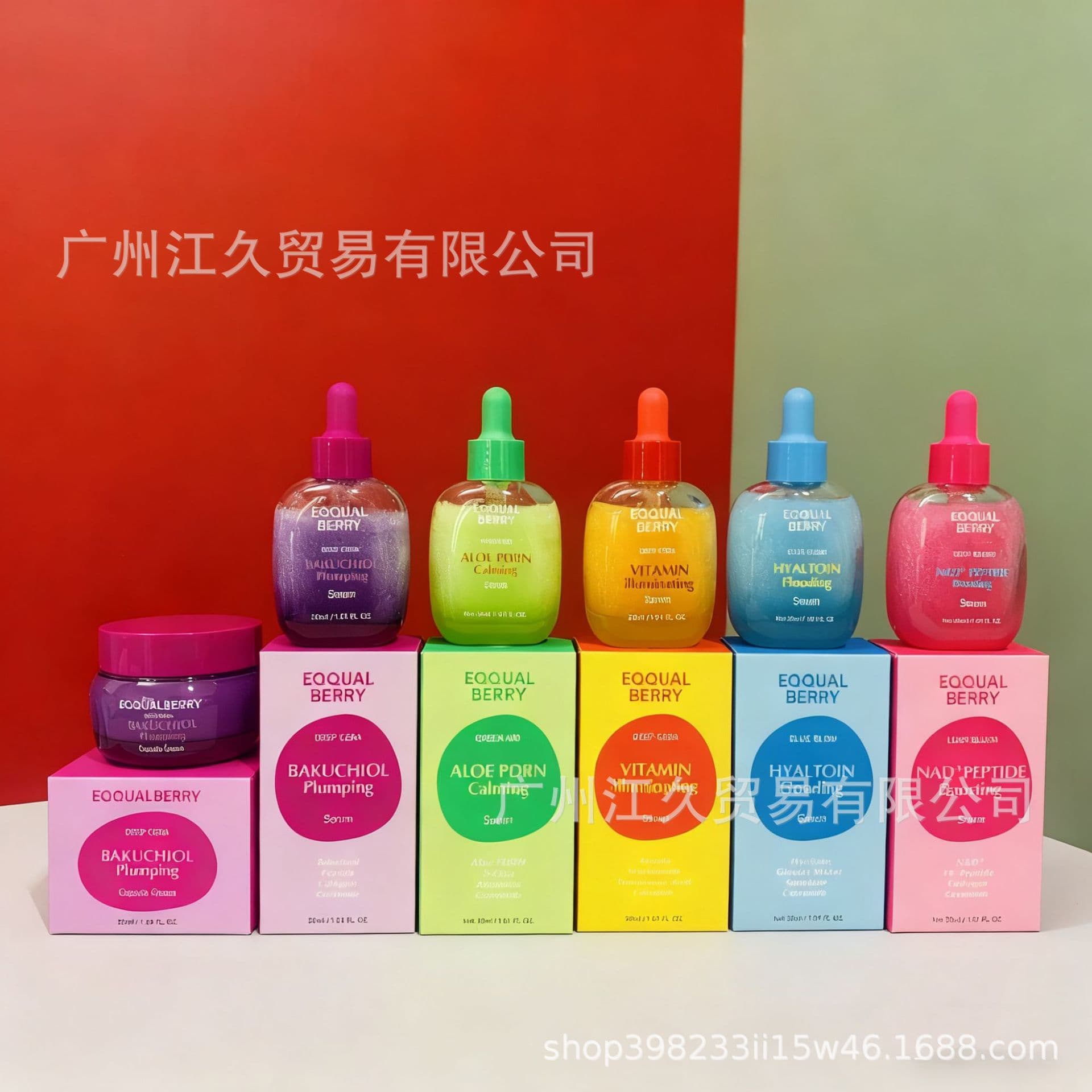 Cross-border Exclusive Eqqualberry Plant Retinol Ampoule Serum 30ml Vitamin Brightening Ampoule Serum 30ml