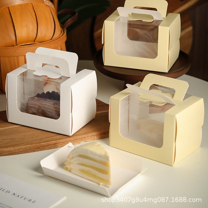 Dream Dragon Roll Towel Roll Packaging Box Baked Pastry Cake Roll Swiss Roll Cake Box Transparent Window Packing Box