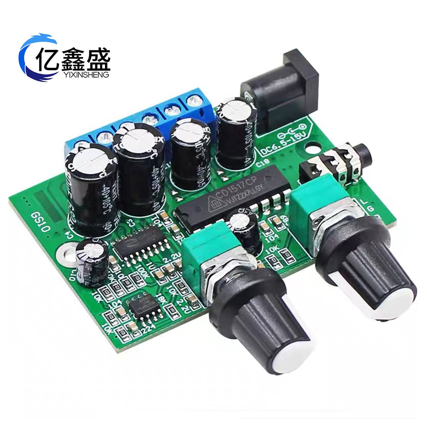High-Fidelity 2.1 Three-Channel Super Bass 12V Audio Amplifier Board Miniature Digital Class D 030 Module