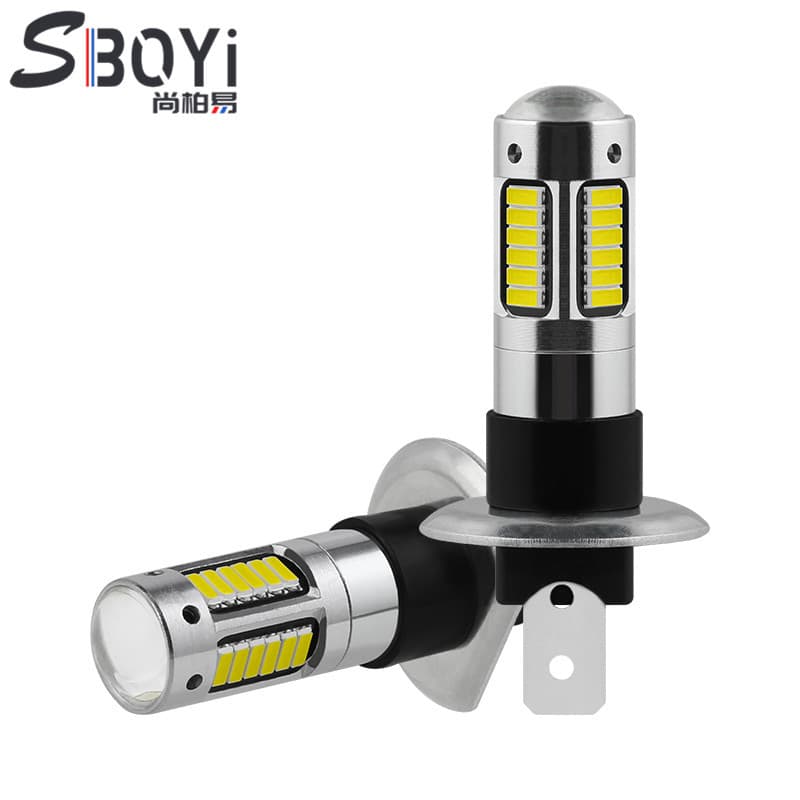 LED Fog Light H3 881 4014 30SMD H3 881 H1 880 High Brightness Constant Current Car Fog Light H3 Light