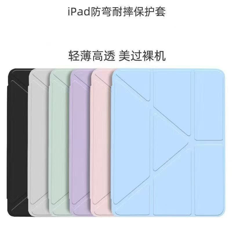Compatible with Samsung A9+/A11+ 11-inch tablets, silicone Y-fold protective case, TPU soft case.