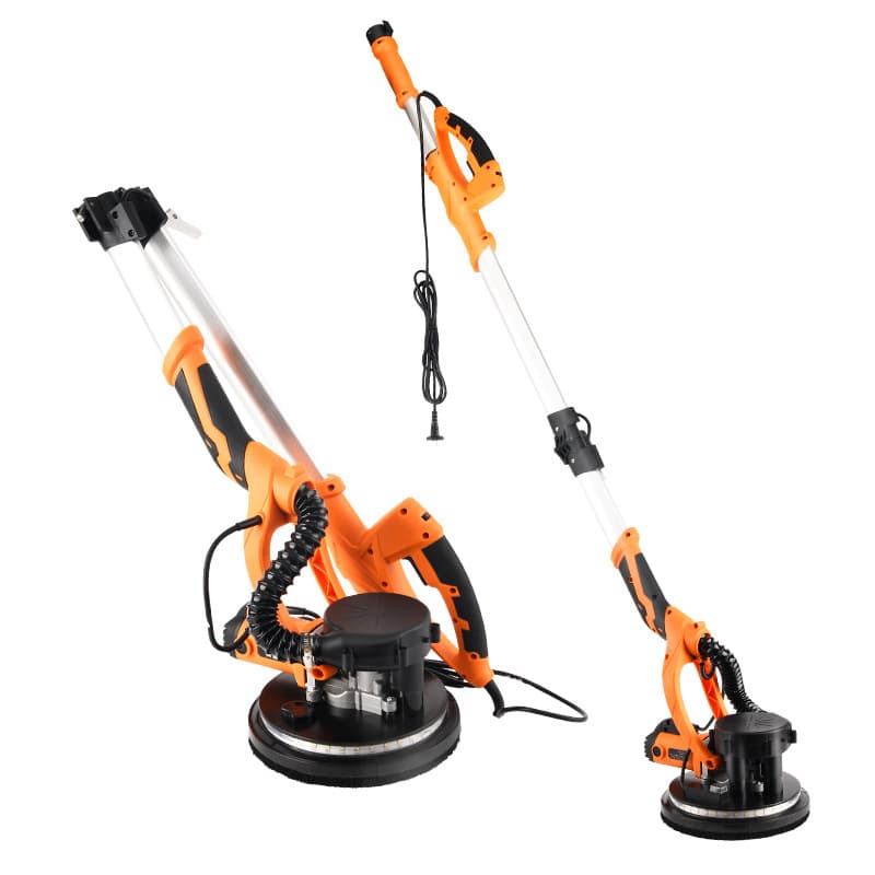 Foldable Dust-Free Wall Sander with Self-Priming, Brushless Handheld Sander for Putty and Wall Finishing