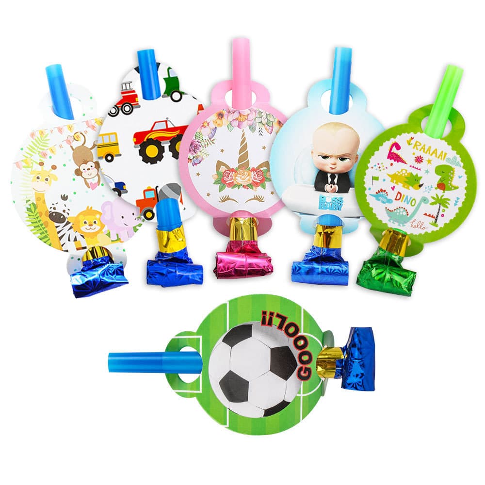 Factory Direct Horn Cheering Whistle in Stock, Birthday Party Cartoon Toy Props, Children Blowing Dragon Roll Mouth Blowing Roll