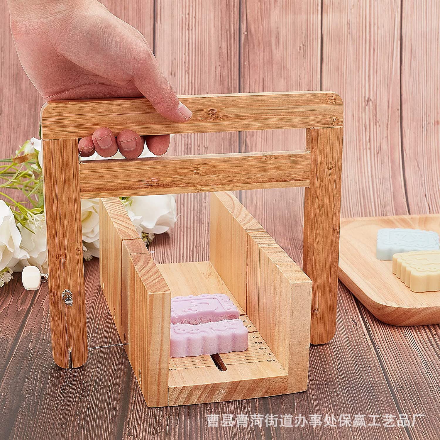 Wooden Soap Cutter Creative Multi-Purpose Bread Cutter Handmade Soap DIY Tool Soap Knife Solid Wood Soap Maker