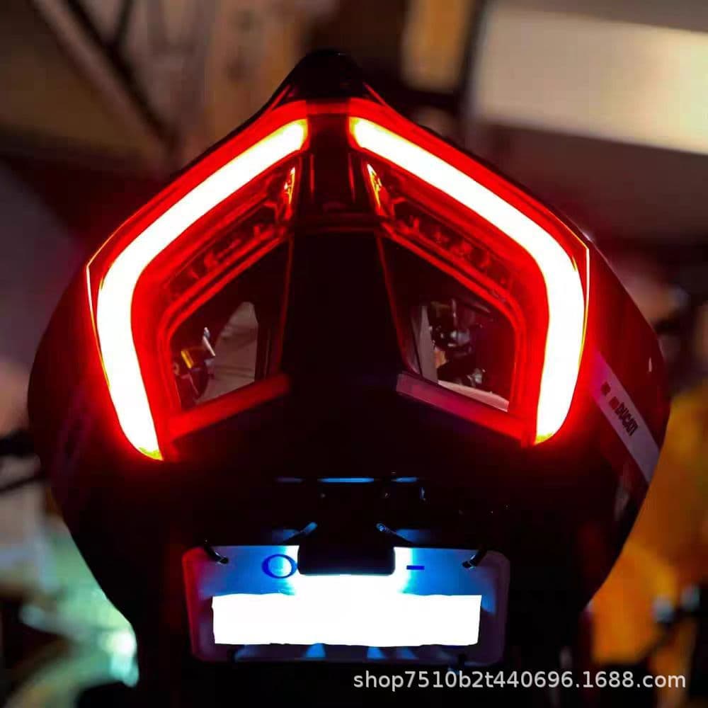 Compatible with Ducati Panigale V4/V4R/S V2 Streetfighter Rear Tail Light Cover New LED Tail Light Housing