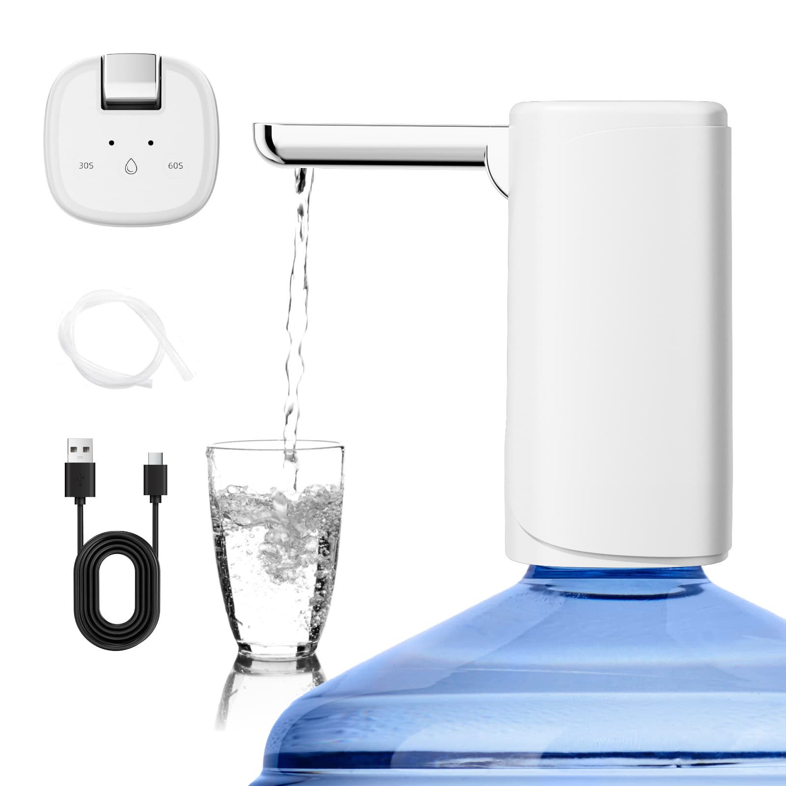 Cross-border Bestseller Household Water Pump, Rechargeable Version with Drop-Shipping