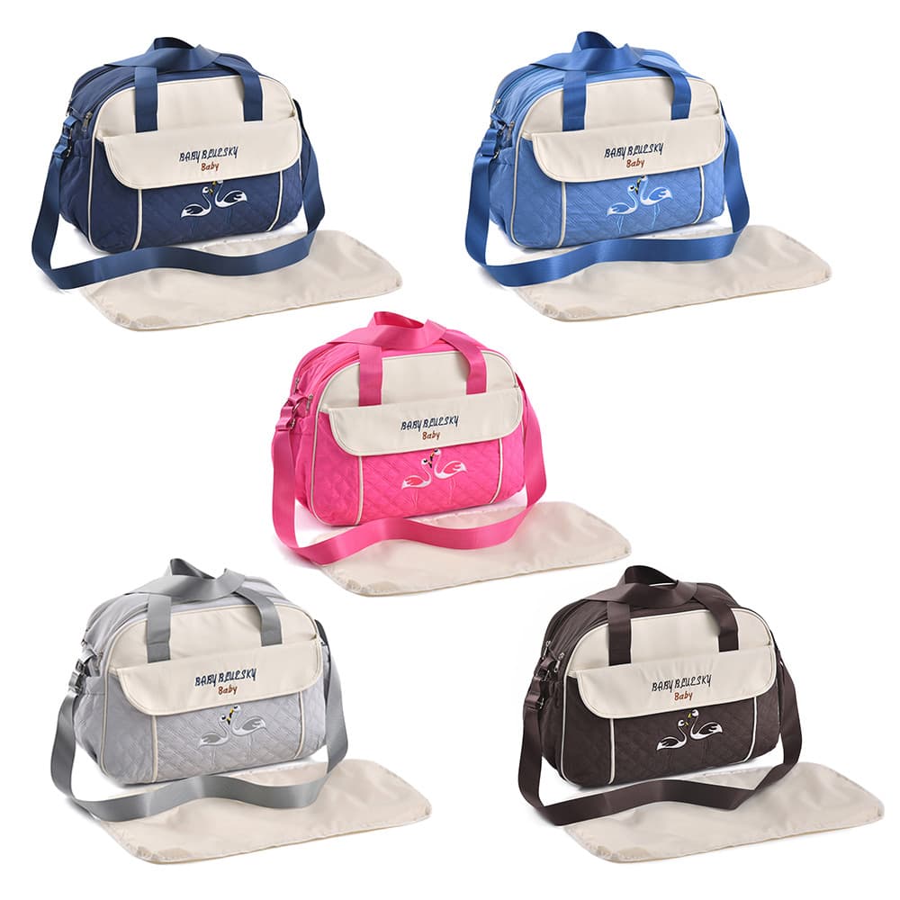Amazon cross-border 2024 new mommy bag large capacity swan style mother and baby bag baby mom travel mom bag
