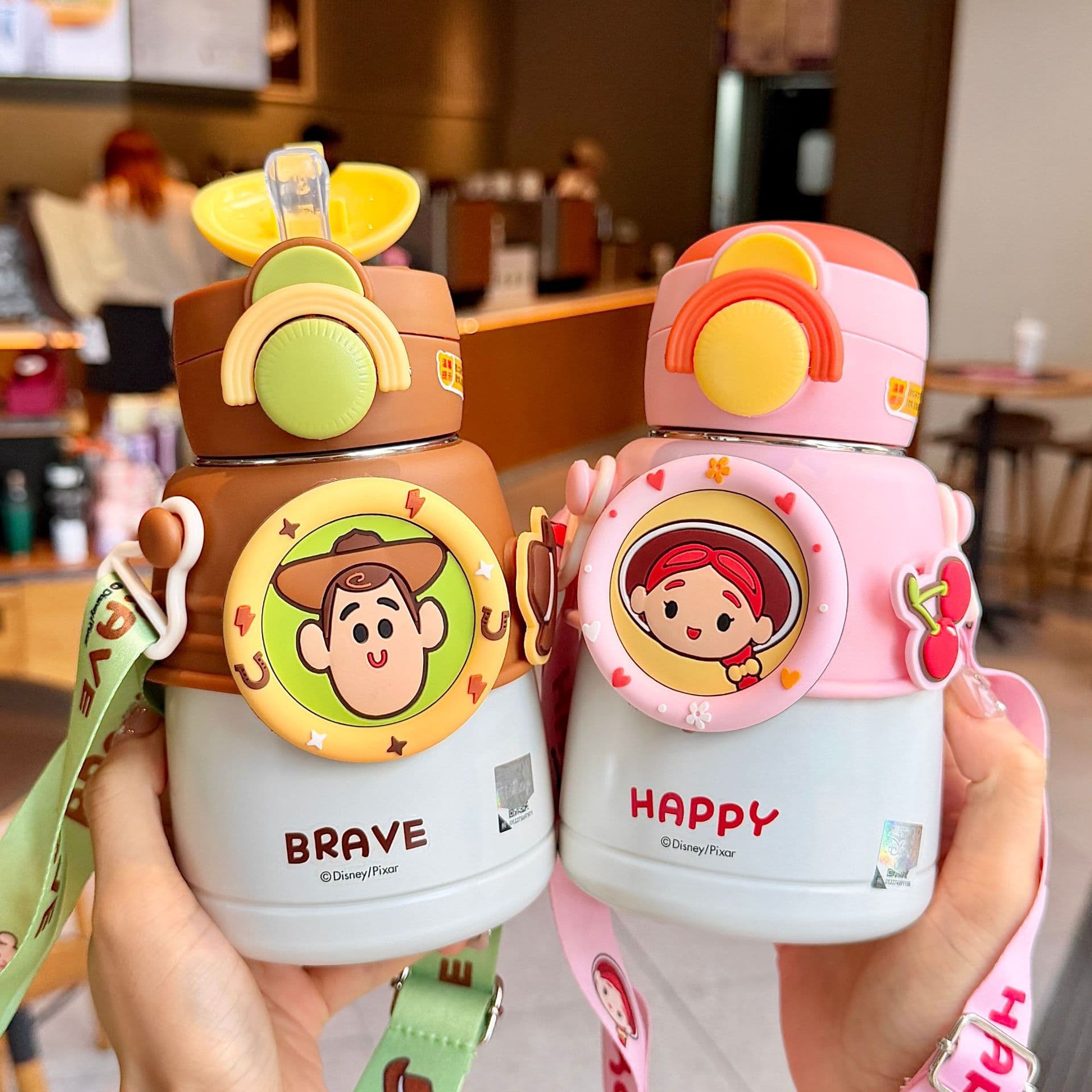Toy Story Insulated Water Bottle with Straw, 316 Stainless Steel, Large Capacity, School Water Jug for Kids