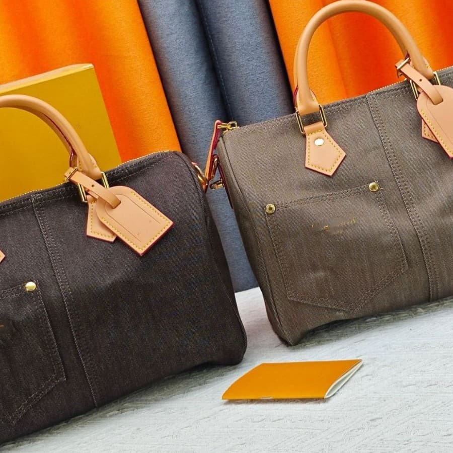 Cross-border new product Lvjia travel storage bag retro Boston large capacity simple men's and women's portable crossbody bag wholesale