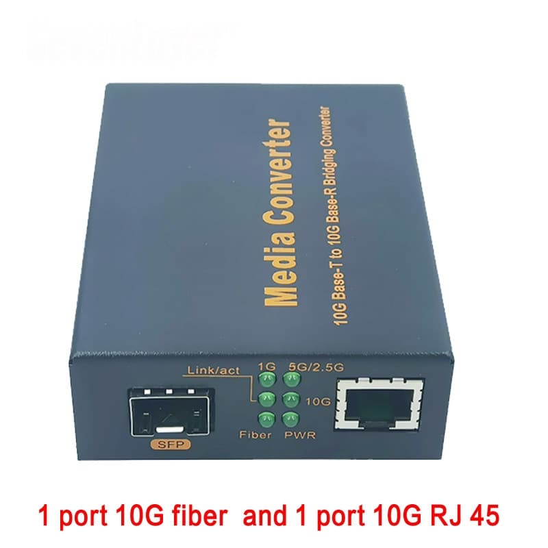 10G Fiber Optic Transceiver Ethernet Cable Switch SFP+ Long Distance Network Data Communication Device Made in China