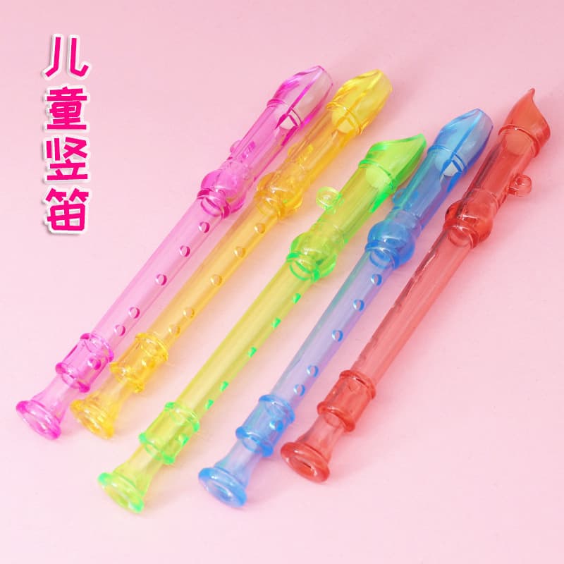 Children's 6-hole mini recorder creative baby early education music transparent small flute enlightenment instrument student wind music
