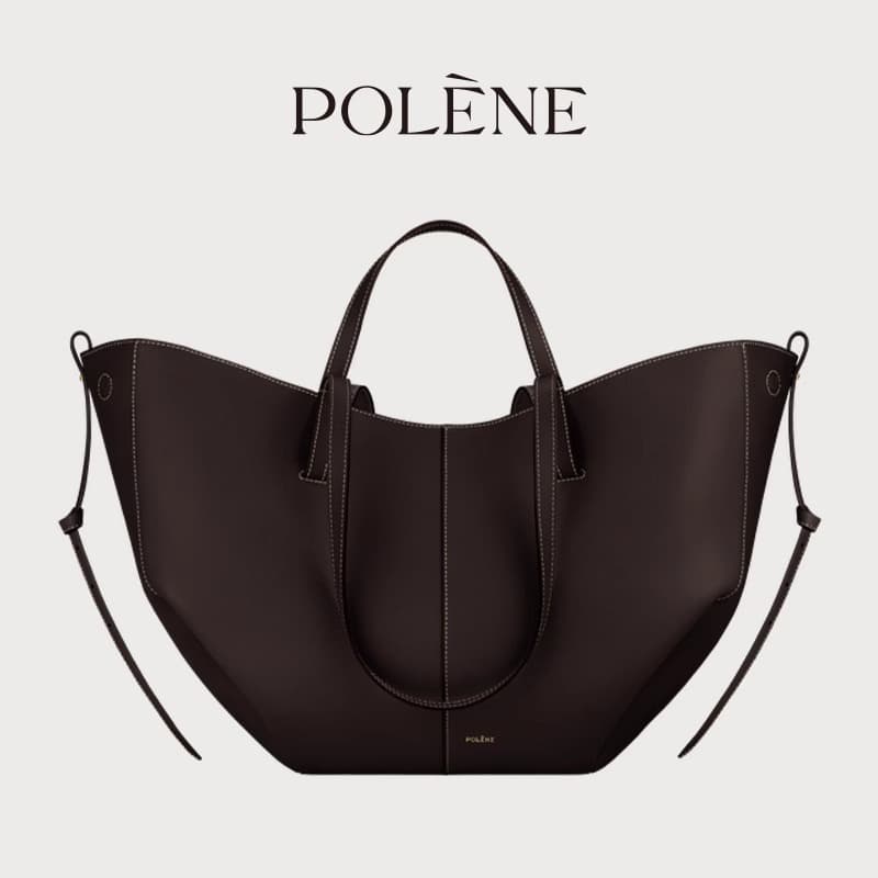 [Cross-border Bestseller] POLENE Wing Bag Tote Bag Large Capacity Shoulder Women's Bag Handbag Bucket Bag