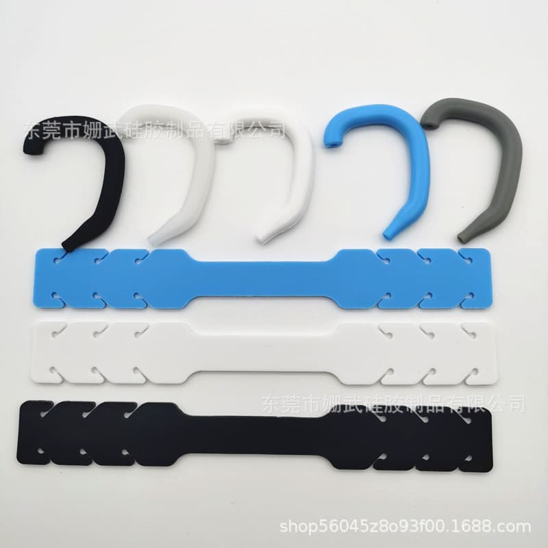 Soft silicone ear hooks for anti-pressure and pain relief, reusable invisible ear covers for ear protection, mask ear saver gadget.
