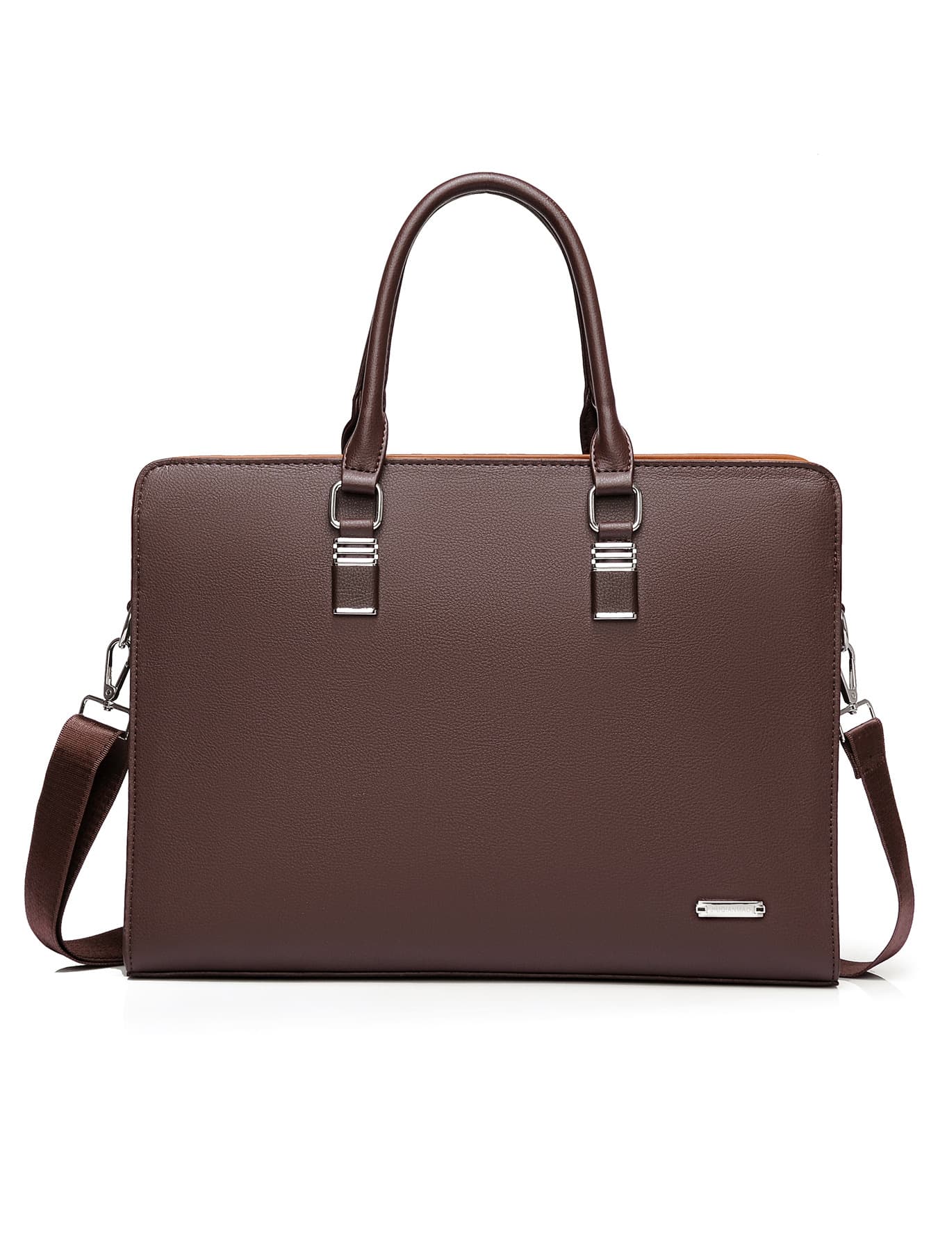 Cross-border Men's Large Capacity Horizontal Tote Bag Business Briefcase Shoulder Crossbody Bag for Travel Laptop Bag