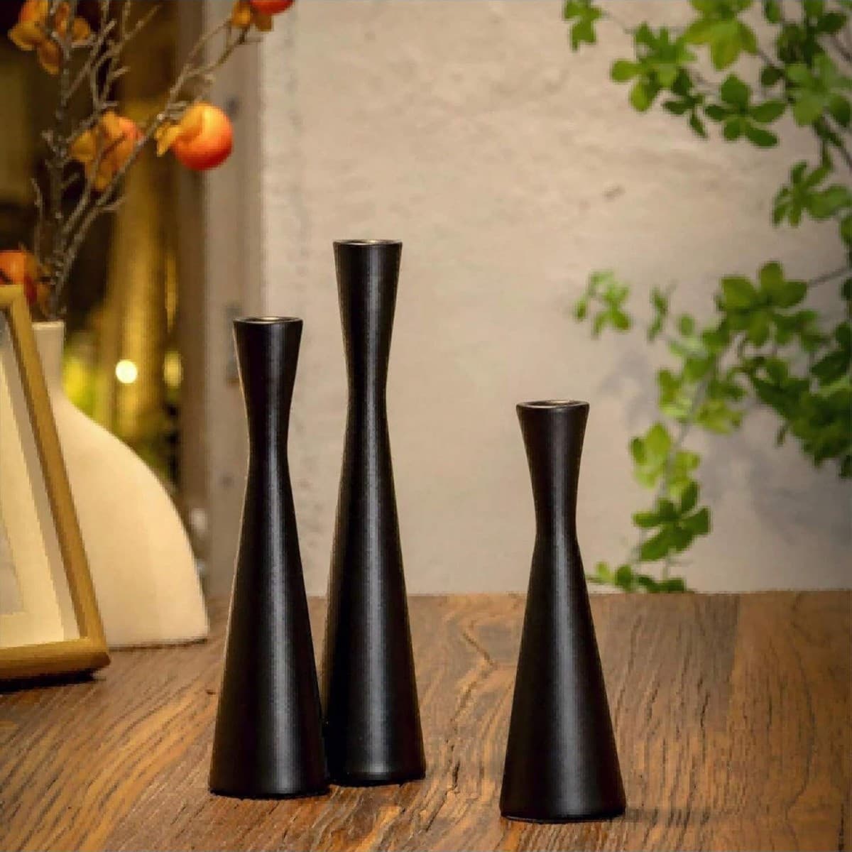 Art Decorative Home Ornament Source Factory Waisted Candle Holder for Table Decoration, Candlelight Dinner
