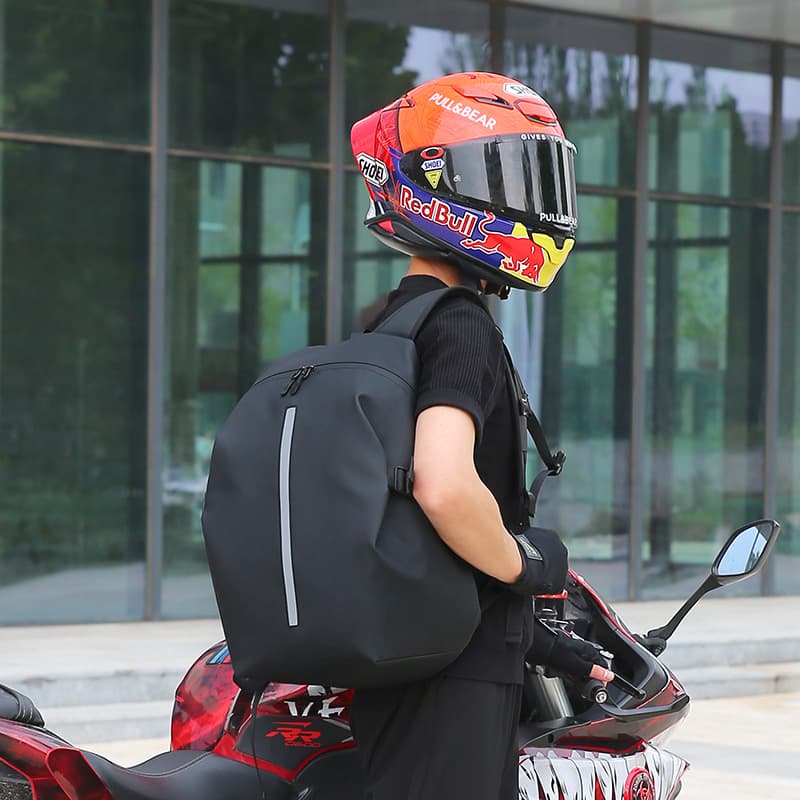 Cross-border Motorcycle Helmet Storage Bag Knight Backpack Large Capacity Outdoor Travel Backpack Full Helmet Riding Backpack