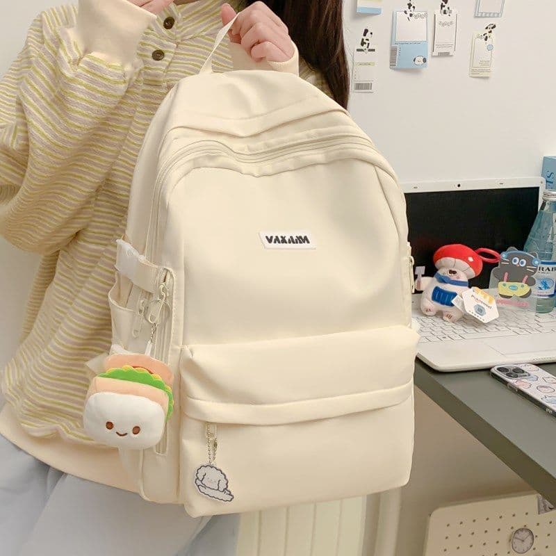 Korean-style Fashion Simple Casual Men's Backpack Large Capacity Trendy Middle School High School College Students Women's Backpack Factory Wholesale