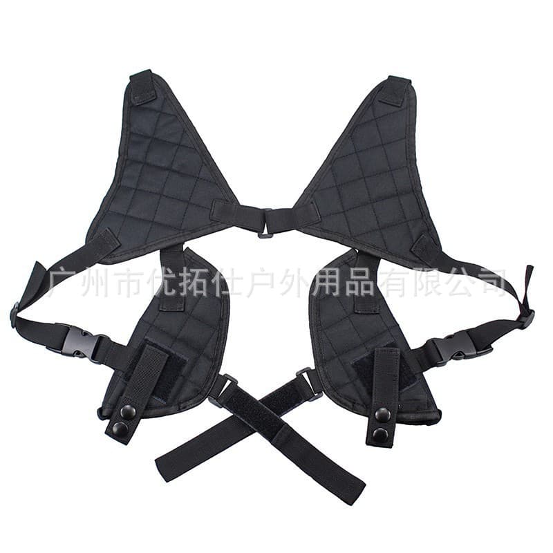 Dual-Shoulder Tactical Holster, Multi-Function Underarm Concealed Holster, Outdoor Hunting CS Portable Hidden Agent Bag