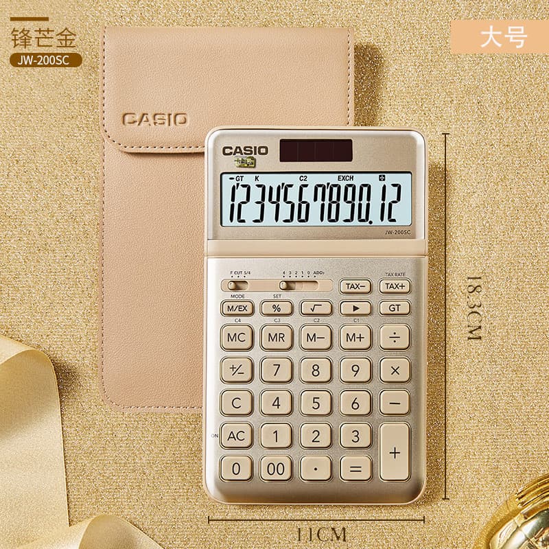 casio Casio JW-200SC calculator business fashion ultra-thin computer financial business trip accounting special