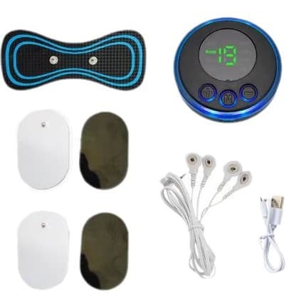 Foot Massage Pulse Pad EMS Therapy Foot Massager USB Rechargeable Electric Foot Massager with Magnetic Therapy
