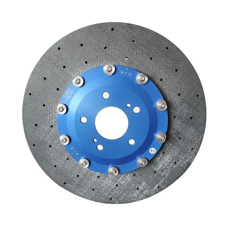 Modified Brakes Modified Calipers Carbon Ceramic Brake Discs Six-Piston Calipers