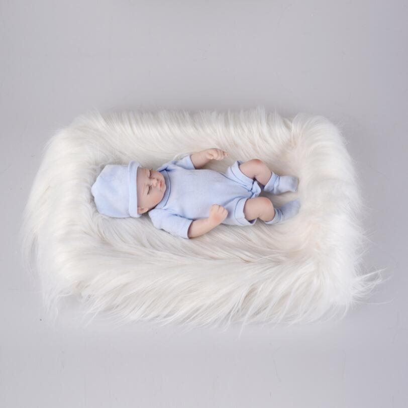 Long Plush Baby Photography Props Background Cloth for Jewelry Counter Photographs Soft Velvet Fabric for Product Shooting