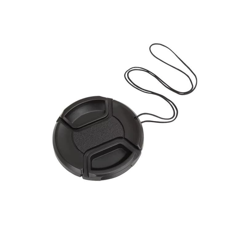 40.5MM Unmarked Lens Cap with Anti-Loss Strap, Pinch-to-Open Design for Camera Lens Protection