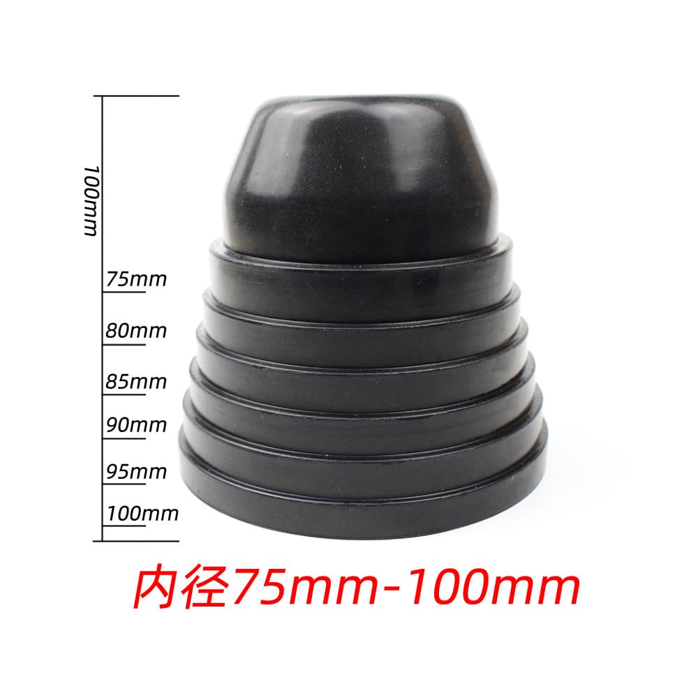 LED dust cover, universal large size, extended dust cover for car headlights, cut to fit inner diameter 75-100mm.