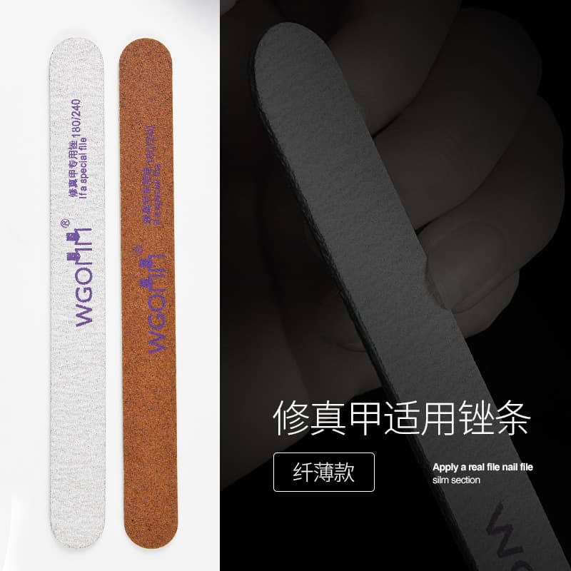 Nail File Sanding Strip for Manicure, Double-Sided Coarse and Fine Nail File, Professional Nail Polishing Tool