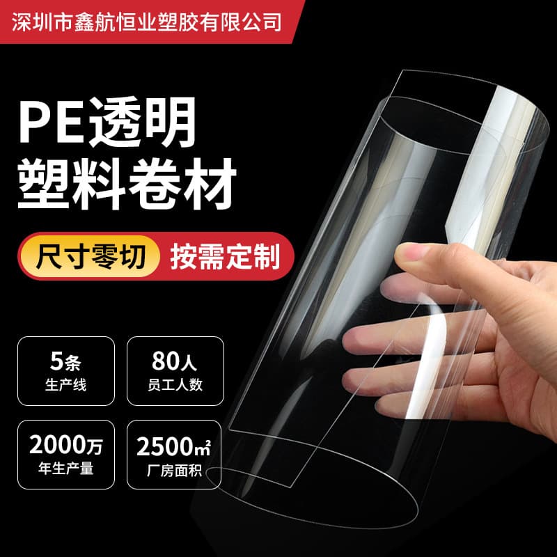 Wholesale high-transparency PE plastic sheets, PET plastic coils, photo frame rigid films, PVC plastic sheets, PE transparent sheets