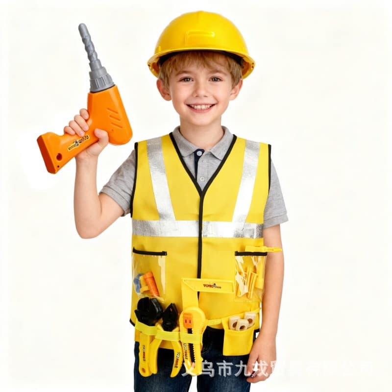 Little Engineer Vest, Performance Clothes, Toy Sets, Maintenance Worker Costumes, Construction Worker Costumes