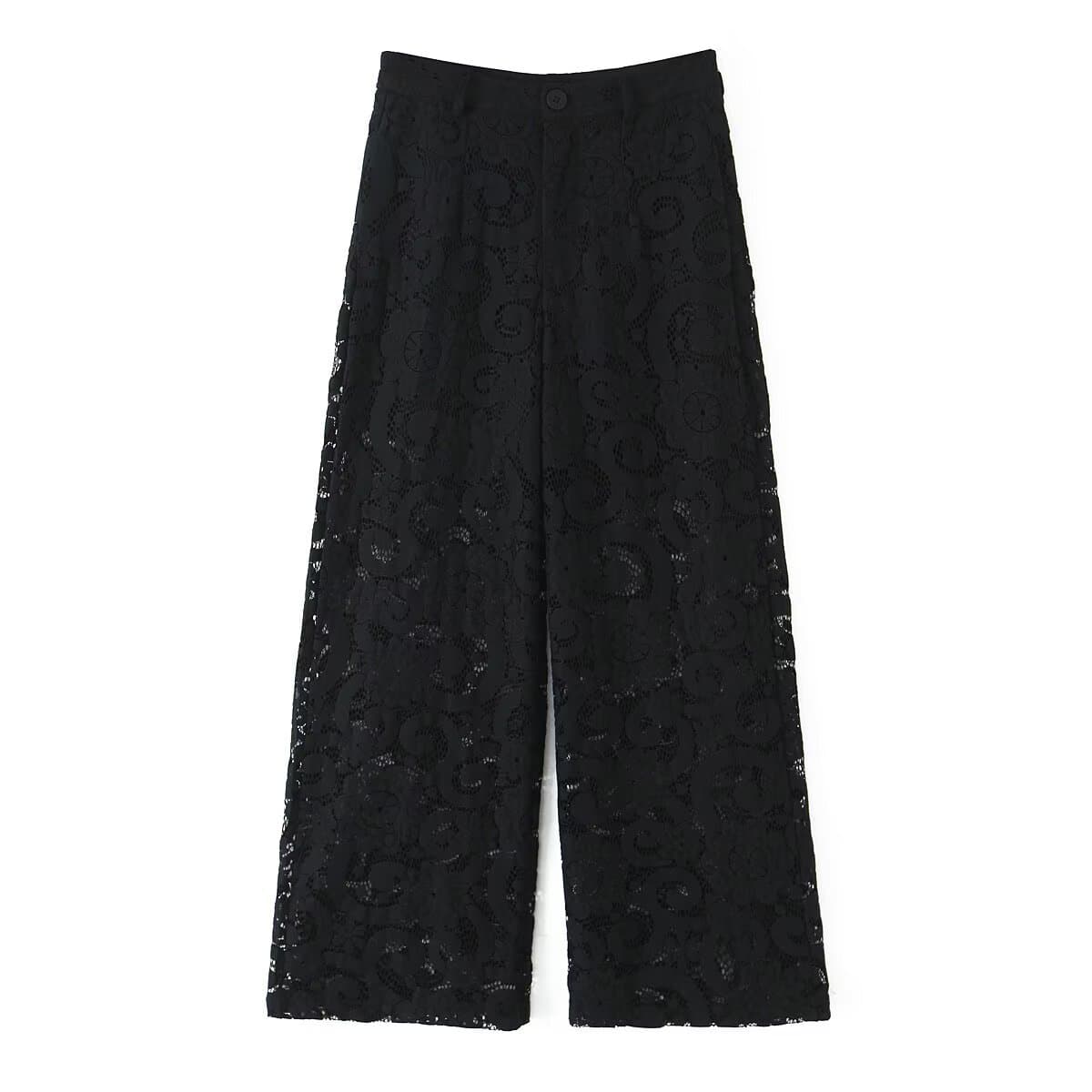 Cross-border Women's 2026 Summer New Arrival European and American Style Casual Commute Breathable Lace Pants 2551613
