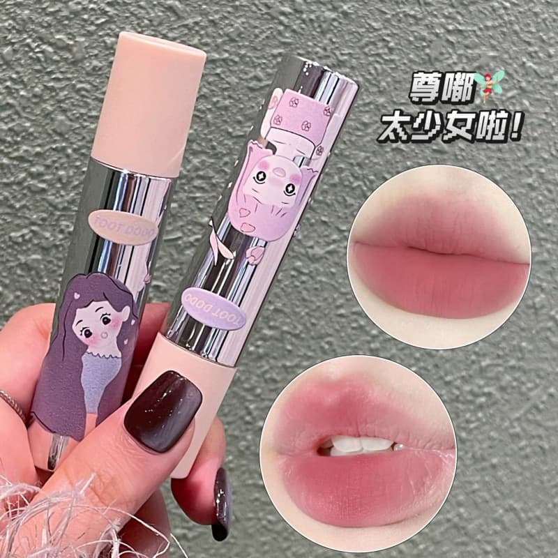 Toot Dodo843 Matte Lip Glaze Korean Velvet Matte Lipstick Long-Lasting Non-Stick Cup Highly Pigmented Lip Mud for Cross-Border Sales