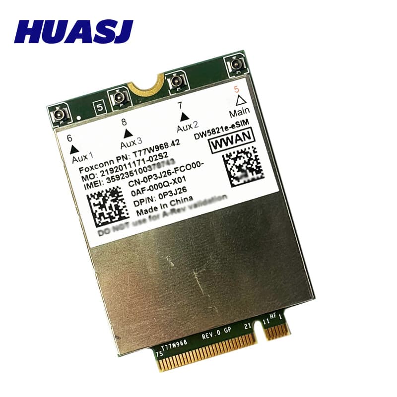 T77W968 DW5821E DW5821e-eSIM CAT16 4G module, compatible with Russian networks.