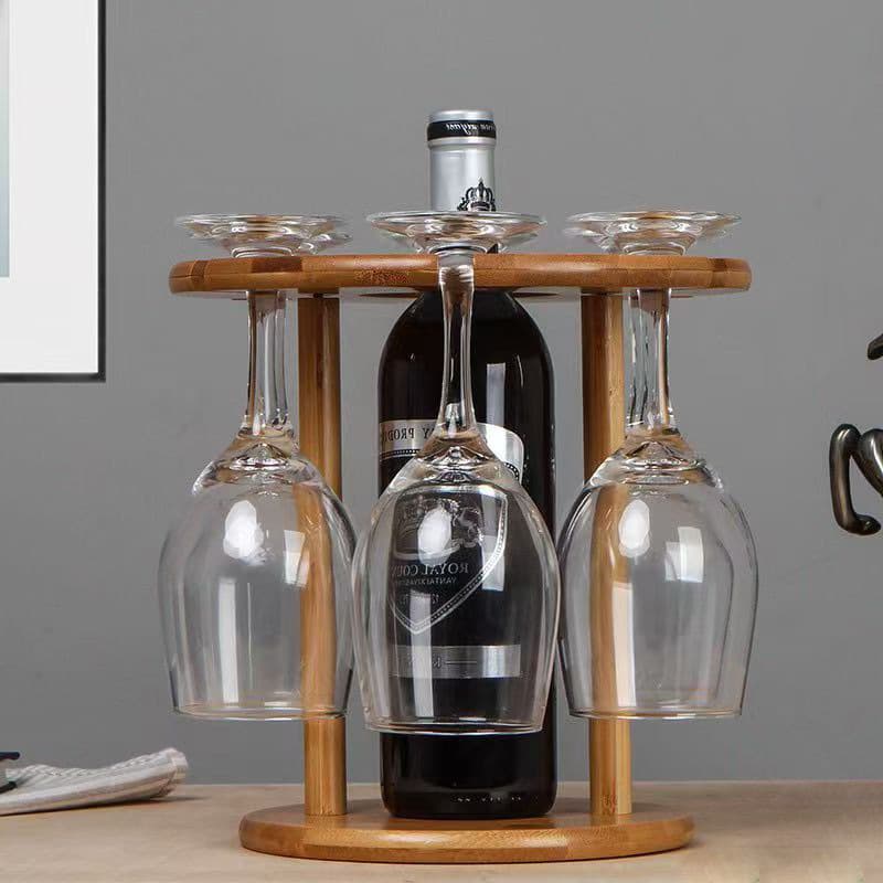 Red wine glass rack home light luxury decoration rack creative wine rack upside down red wine glass
