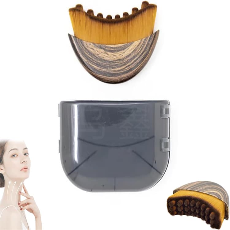 Lymphatic Contour Face Brush, Dry Brushing Face Brush