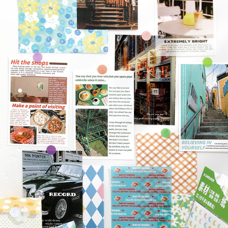 Lover of Letters Material Supply Station Series Handbook Base Collage Decorative Packaging Material Paper