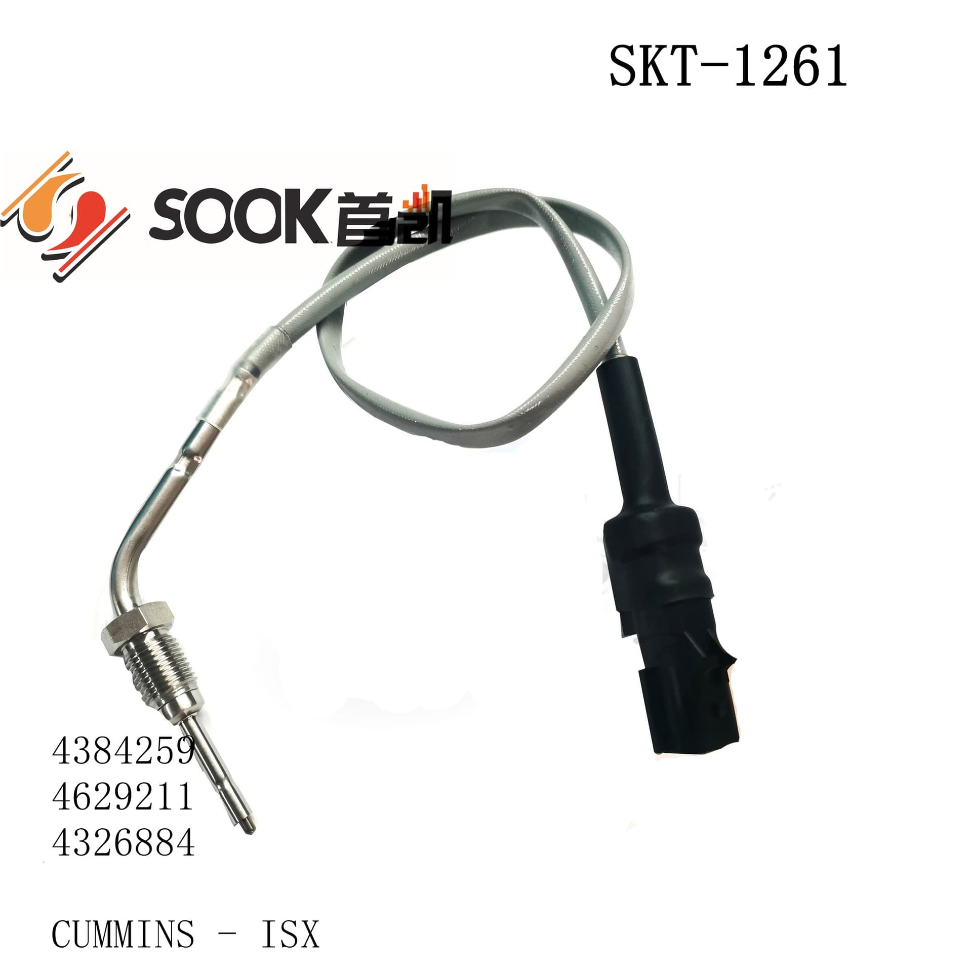 Automotive Exhaust Emission Exhaust Gas Temperature Sensor 4384259 4326844 SKT-1261