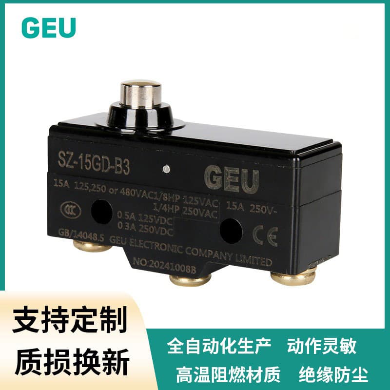 Shangben Micro Switch Z-15GD High Current High Temperature Safety Elevator Brake Micro Travel Switch