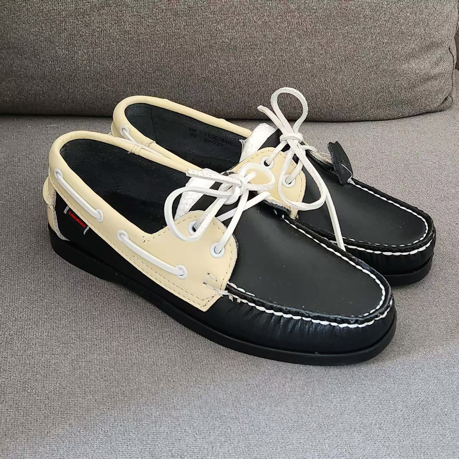 Safety Shoes Four-Season Cowhide Leather Non-SEBAGO Boat Shoes Cowhide Leather Anti-Slip Shoes African Shoes Tianjin Factory Shoes