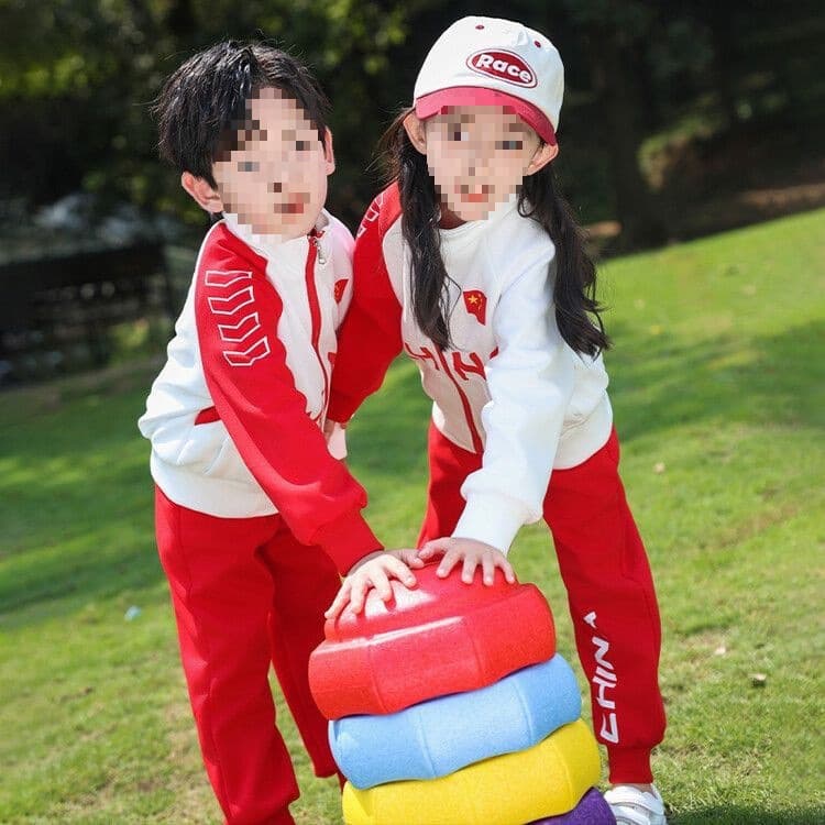 Children's primary school and kindergarten performance costumes, school uniforms, sports meet outfits, class uniforms, Chinese school uniform three-piece sets for boys