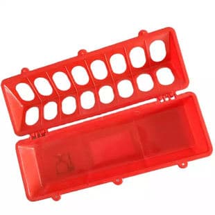Chick Multi-Hole Feeder, Chicken Feed Trough, Quail Feed Bucket, Pigeon Food Box, Poultry Feeding Tool
