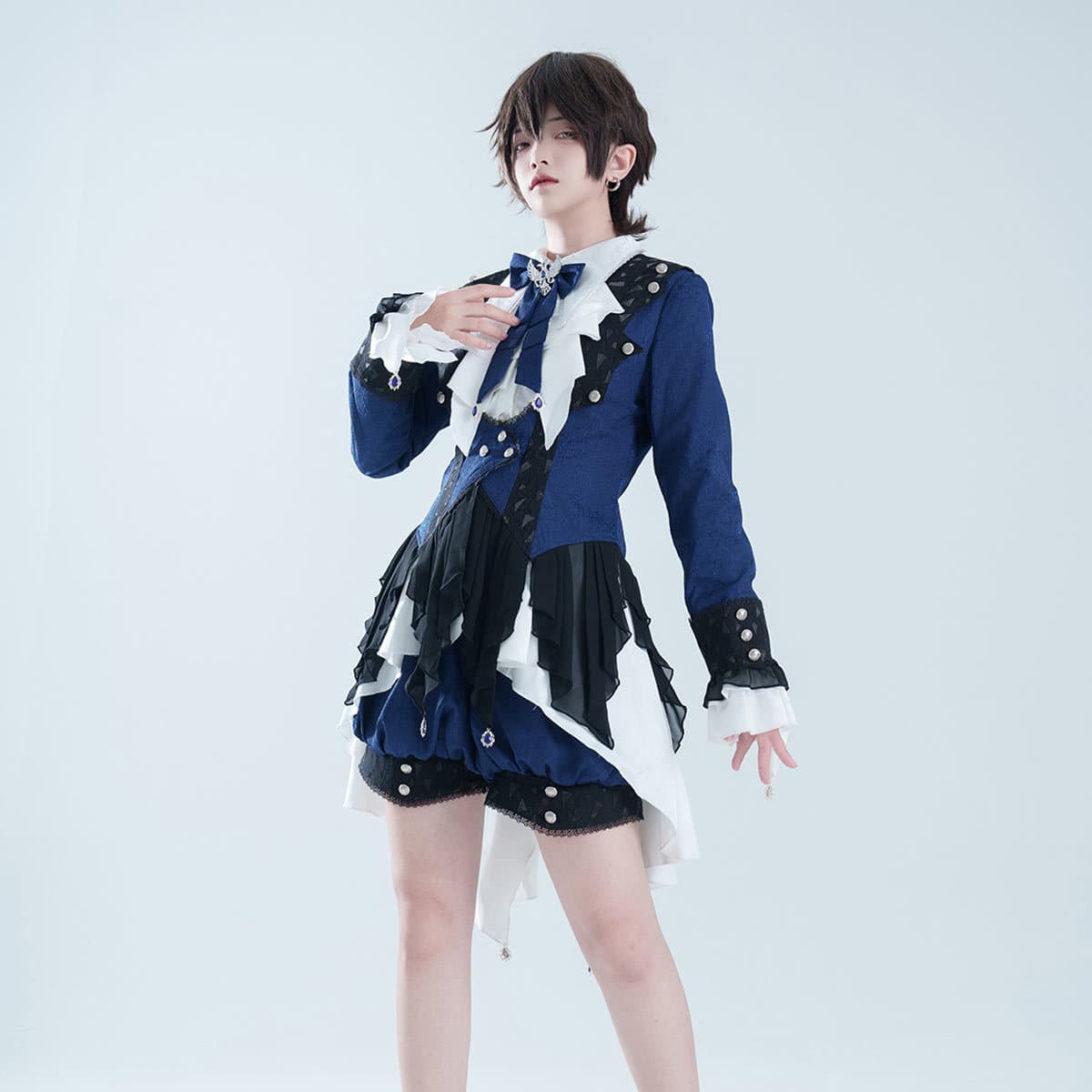 Original by Xiong Dou Jiang: Chris's Son of Evil Lolita Women's Outerwear Dress Pants Lolita Skirt Set 7153