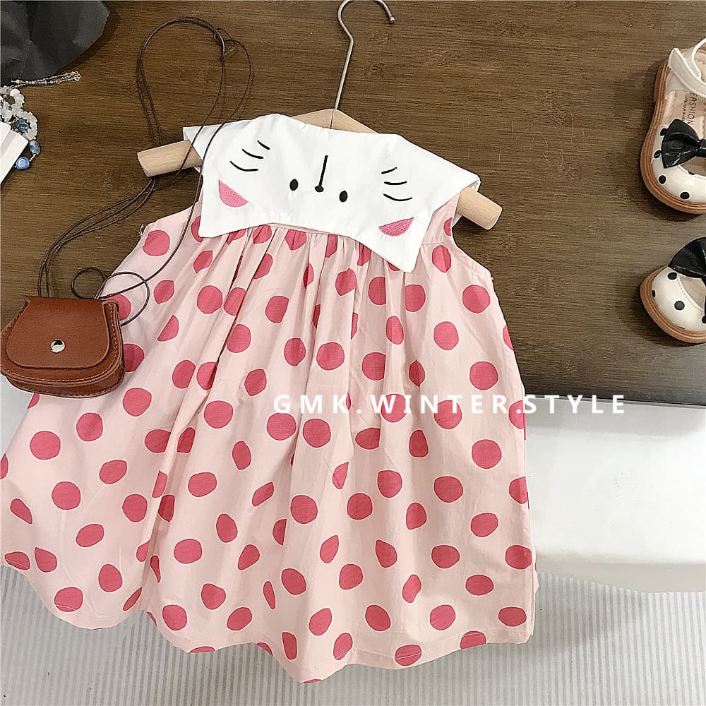 Girls' Summer Dress New Style Children's Cotton Vest Dress Baby Summer Fashion Sleeveless Princess Dress Export