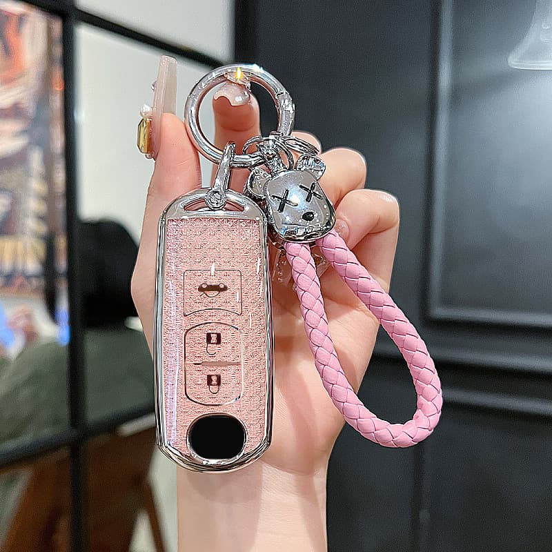 Mazda 3 Axela Key Cover 2023 Model CX4 Attila CX5 Ruiyi Car Shell Compatible with 24 Models Trendy TPU Material