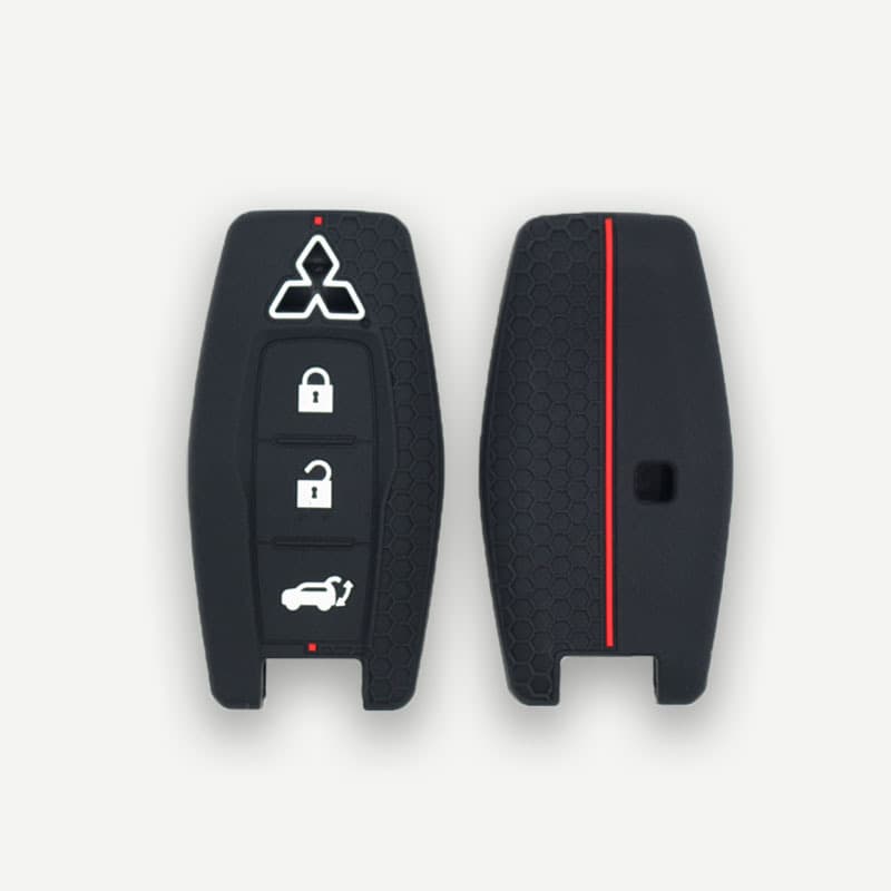 Suitable for automotive supplies key case Mitsubishi Outlander silicone protective key shell key case