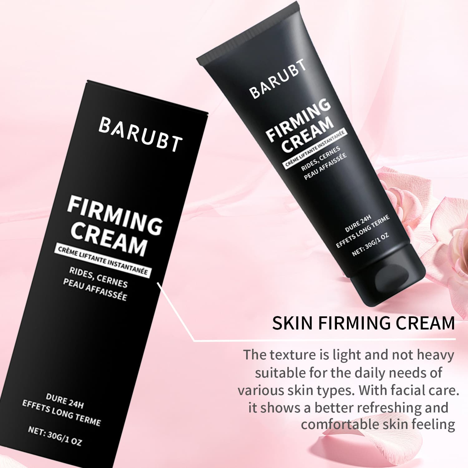 Cross-border BARUBT Facial Firming Cream Firms and Moisturizes Facial Skin Daily Moisturizing Care Cream